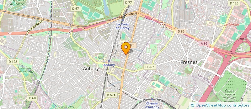 localisation de l'entreprise C D CONSULTANCE à ANTONY