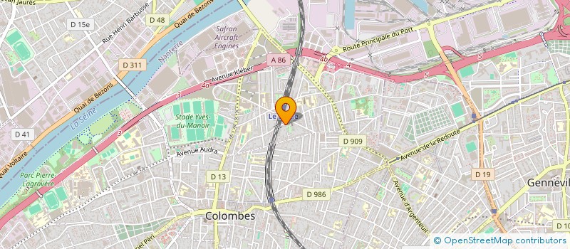 localisation de l'entreprise C.D CONSULTING  COLOMBES