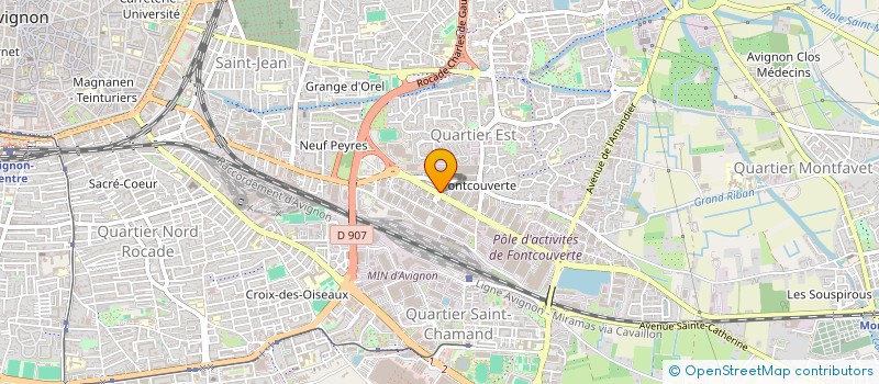 localisation de l'entreprise C&D CORPORATE  AVIGNON