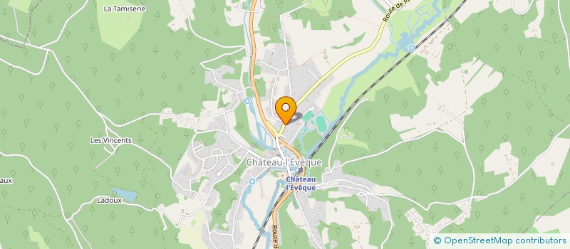 localisation de l'entreprise C D COUVERTURE  CHATEAU-L EVEQUE