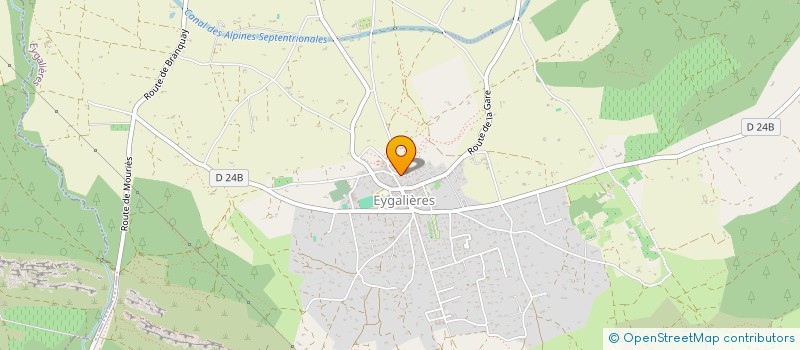 localisation de l'entreprise C.D.D.  EYGALIERES