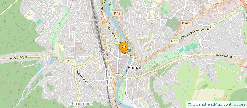 localisation de l'entreprise C.D.D. à EPINAL