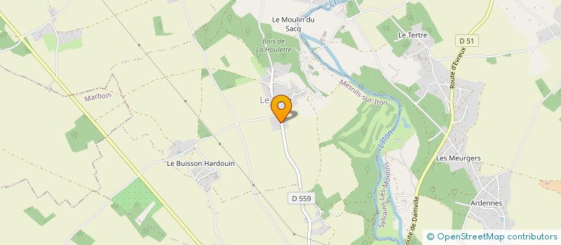 localisation de l'entreprise C.D. DECORATION  MESNILS-SUR-ITON