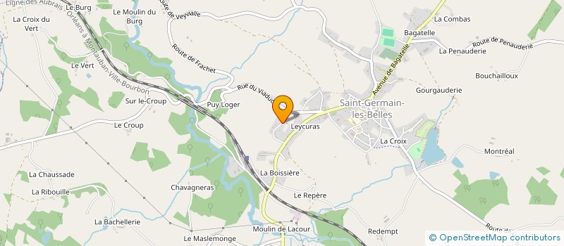 localisation de l'entreprise C & D DENTAIRE  SAINT-GERMAIN-LES-BELLES