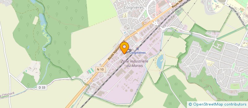 localisation de l'entreprise C.D.E. à COIGNIERES