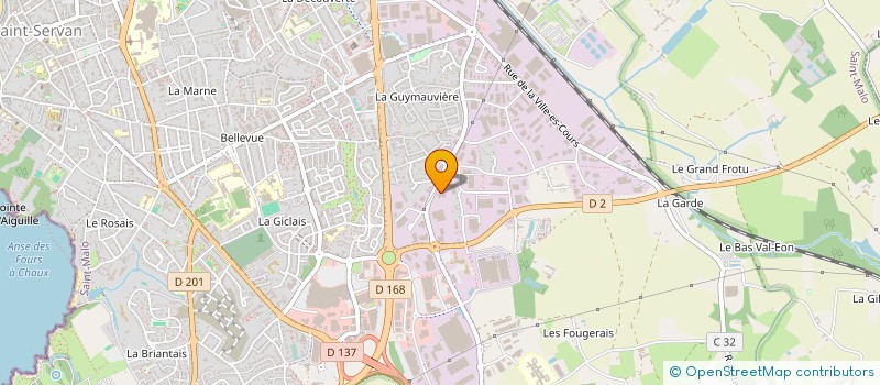 localisation de l'entreprise C.D.E. à SAINT-MALO