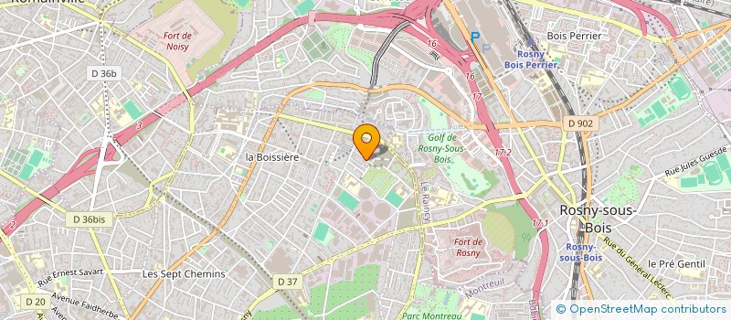 localisation de l'entreprise C D E à MONTREUIL