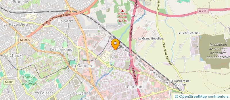 localisation de l'entreprise C D E FORMATION  CLERMONT-FERRAND