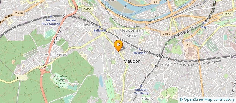 localisation de l'entreprise C D EXPERTISES à MEUDON