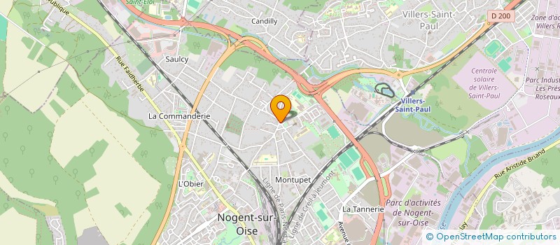 localisation de l'entreprise C.D.F à NOGENT-SUR-OISE