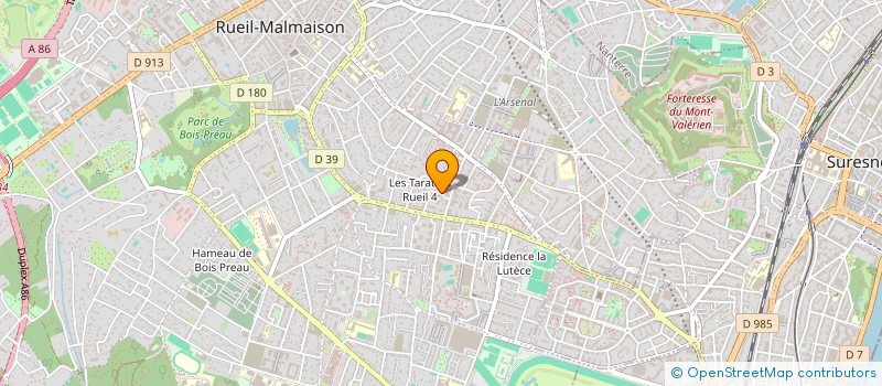localisation de l'entreprise C.D.F. à RUEIL-MALMAISON
