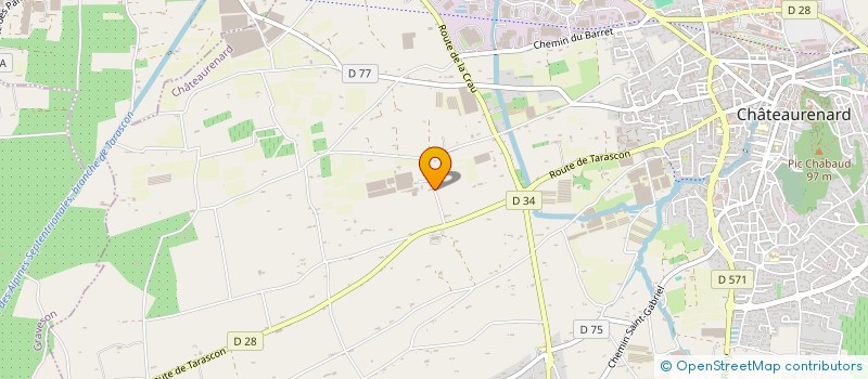 localisation de l'entreprise C.D.F. CONSTRUCTIONS  CHATEAURENARD