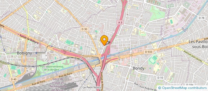 localisation de l'entreprise C D F P  BOBIGNY