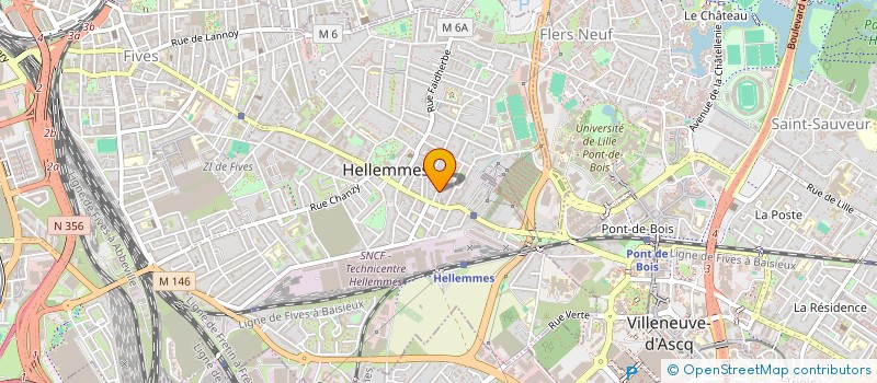 localisation de l'entreprise C.D.FAIDHERBE  LILLE