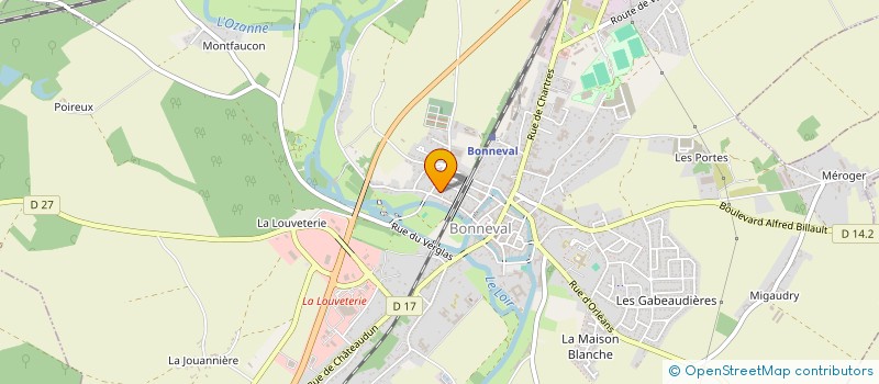 localisation de l'entreprise C D FRANCE à BONNEVAL