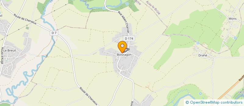 localisation de l'entreprise C.D.FROID  LA CRECHE