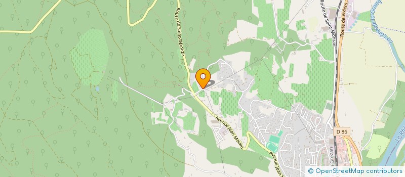 localisation de l'entreprise C.D.G.  BOURG-SAINT-ANDEOL