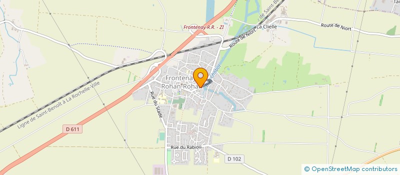 localisation de l'entreprise C D GESTION  FRONTENAY-ROHAN-ROHAN