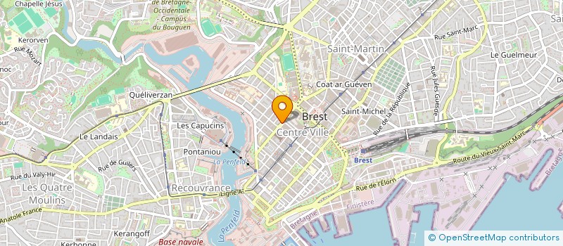 localisation de l'entreprise C.D.H à BREST