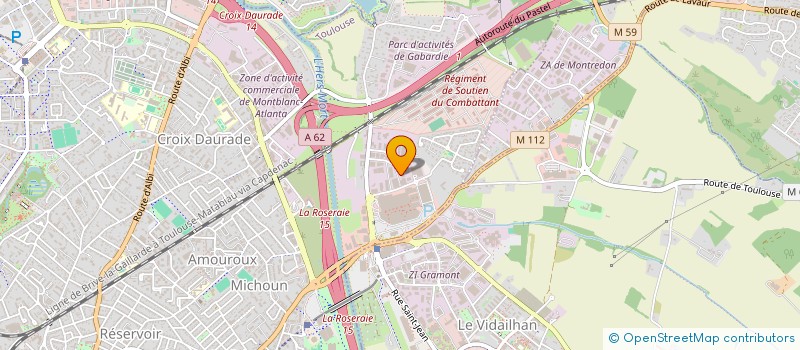 localisation de l'entreprise C.D.H.DIFFUSION à TOULOUSE