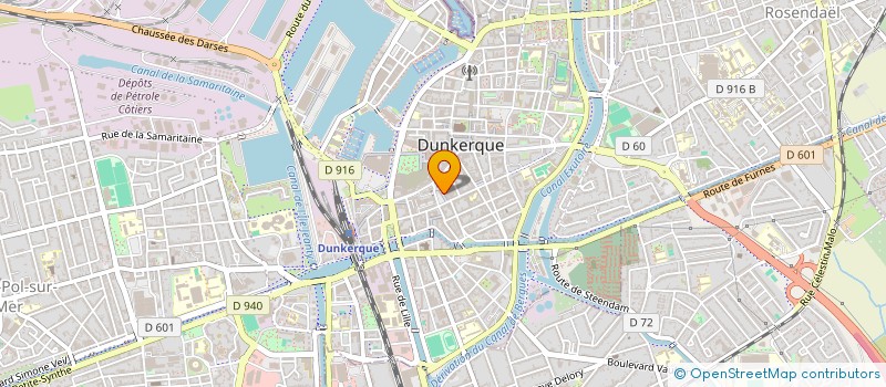 localisation de l'entreprise C.D.H.P. à DUNKERQUE