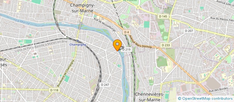 localisation de l'entreprise C.D.H.T. à SAINT-MAUR-DES-FOSSES