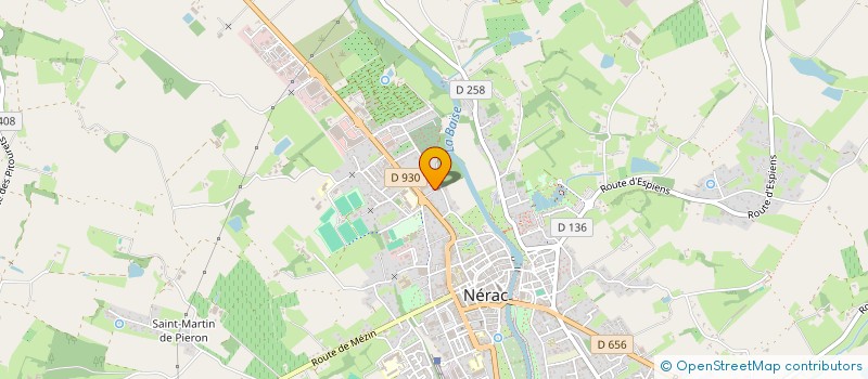 localisation de l'entreprise C.D.I.G  NERAC