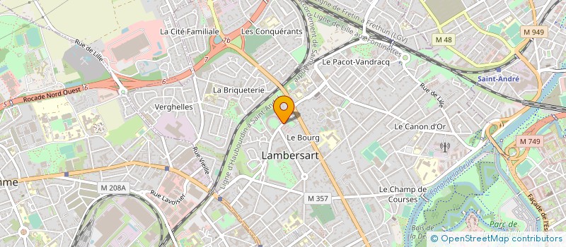 localisation de l'entreprise C.D.I  INVESTISSEMENT à LAMBERSART