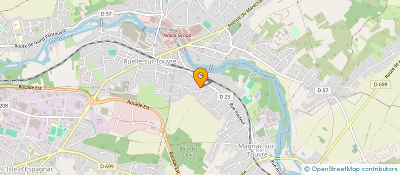 localisation de l'entreprise C.D.I.S. à MAGNAC-SUR-TOUVRE