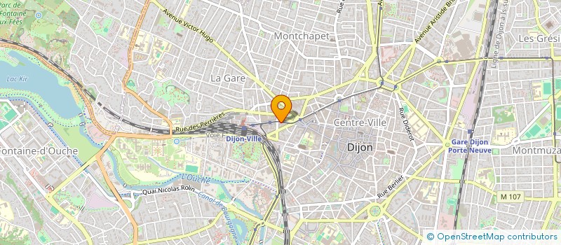 localisation de l'entreprise C. D. INTERNATIONAL à DIJON