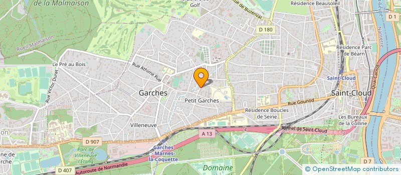 localisation de l'entreprise C & D INTERNATIONAL DYNAMIX à GARCHES