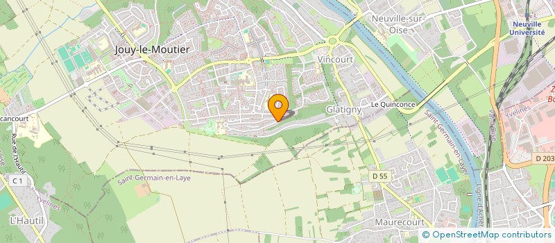 localisation de l'entreprise C.D INVESTMENT  JOUY-LE-MOUTIER