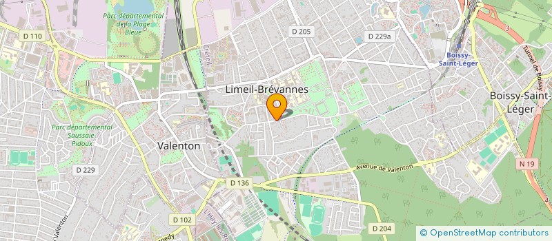 localisation de l'entreprise C D J  LIMEIL BREVANNES