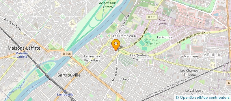 localisation de l'entreprise C D J à SARTROUVILLE