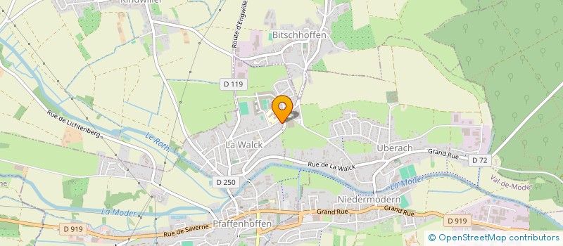 localisation de l'entreprise C D K  VAL-DE-MODER