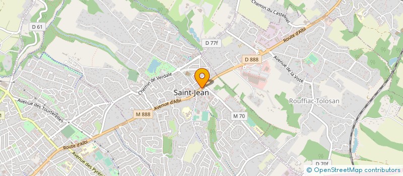 localisation de l'entreprise C.D.K.A à ST JEAN