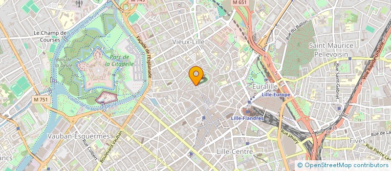localisation de l'entreprise C D L à LILLE