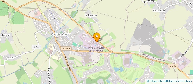 localisation de l'entreprise C.D.L. à ENNEVELIN