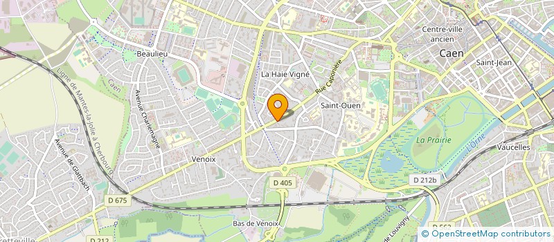localisation de l'entreprise C.D.L.B. à CAEN