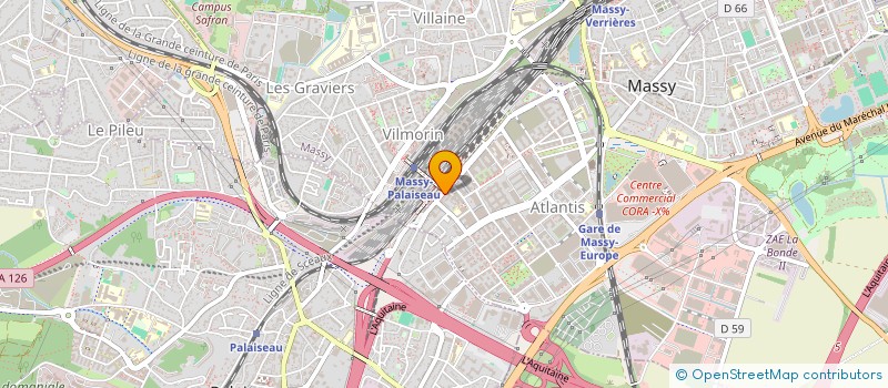localisation de l'entreprise C.D.L (CONSORTIUM DE LOCATION) à MASSY