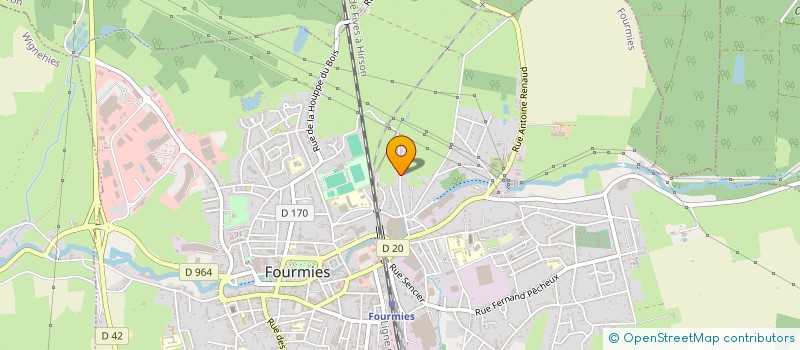 localisation de l'entreprise C D'LA BOMBE  FOURMIES