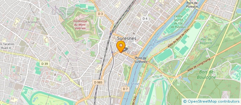localisation de l'entreprise C D'LA COM à SURESNES