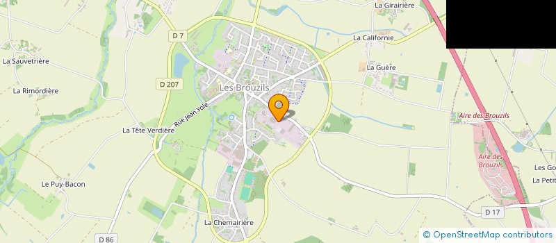 localisation de l'entreprise C.D.M.  HERBERGEMENT (L')