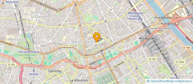 localisation de l'entreprise C D M  PARIS