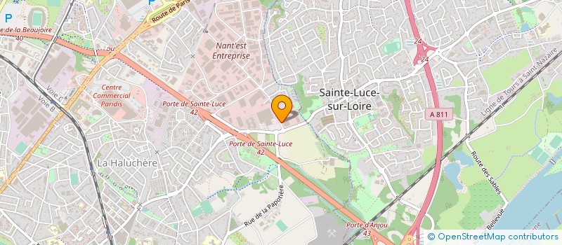 localisation de l'entreprise C D M E à NANTES