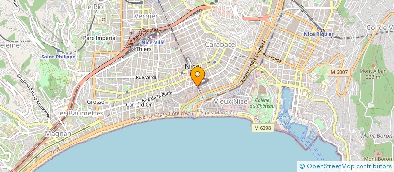 localisation de l'entreprise C&D MANAGEMENT à NICE