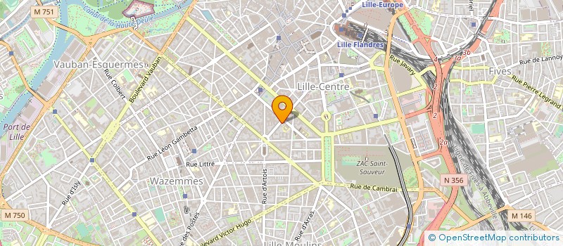 localisation de l'entreprise C.D.N à LILLE