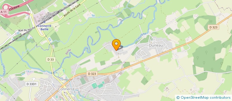 localisation de l'entreprise C.D.N.T.  CONNERRE