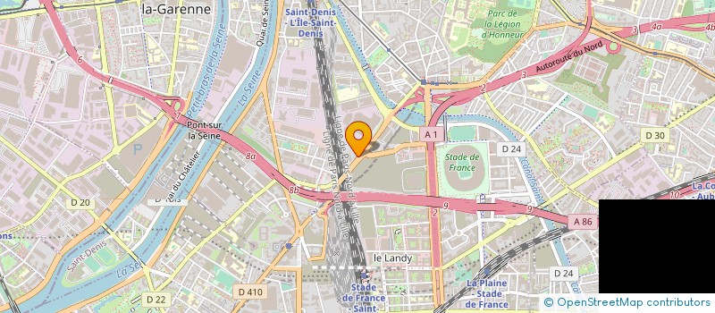 localisation de l'entreprise C.D OMELEC SERVICE à SAINT-DENIS