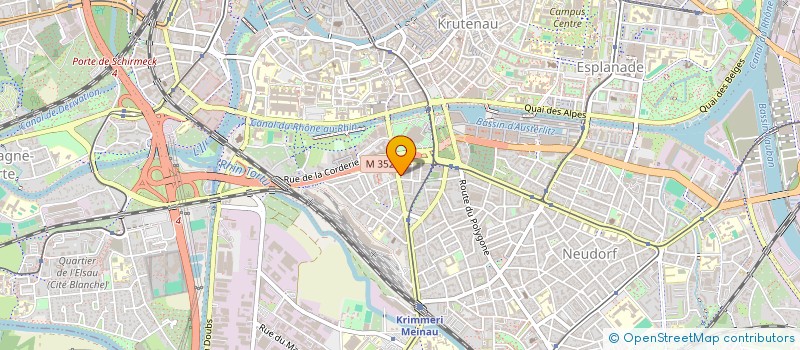 localisation de l'entreprise C.D.P. à STRASBOURG